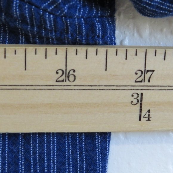 Goodfellow* Men's Short Sleeve‎ Button Down Straight Hem Striped Shirt~ Size XXL - Picture 8 of 12